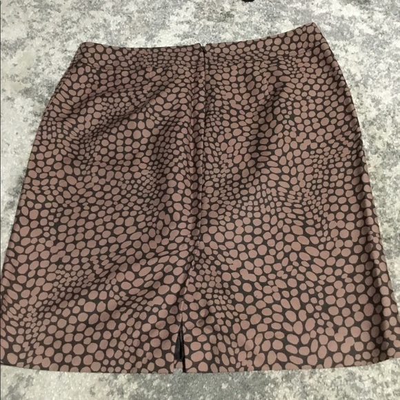 ANN TAYLOR LOFT WOMEN’s BROWN PRINT PENCIL SKIRT Size 12 - Picture 2 of 6
